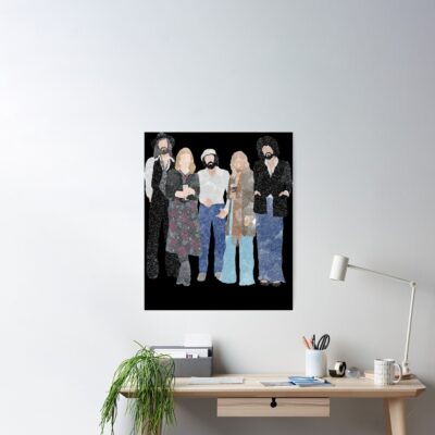 Fleetwood Mac Watercolour Poster Official Fleetwood Mac Merch