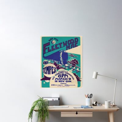 Brainy Song Fleetwood Tour Mood And Mood Poster Official Fleetwood Mac Merch