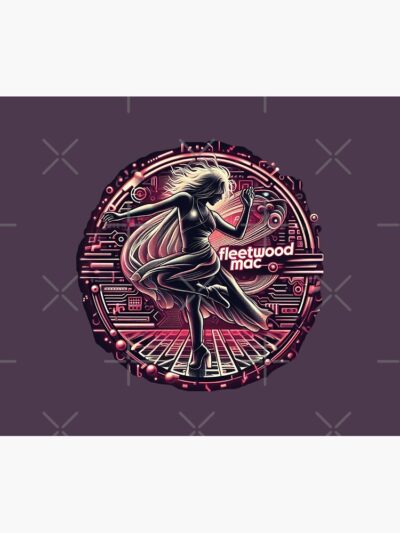 Fleetwood Mac: The Glammed-Up World Of Stevie Nicks In Digital Art Tapestry Official Fleetwood Mac Merch