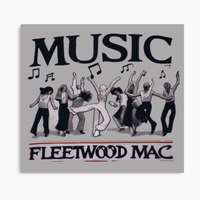 Fleetwood Mac: The Sound And Style Of Glam Rock In Digital Art Poster Official Fleetwood Mac Merch