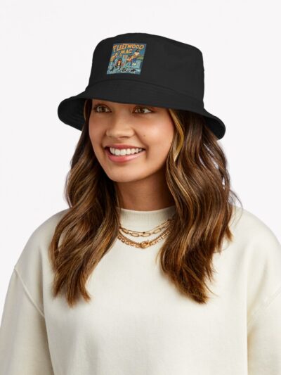 Fleetwood Mac Illustration Cover Bucket Hat Official Fleetwood Mac Merch