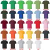 t shirt color chart 1 - Fleetwood Mac Merch