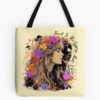 Vintage Stevie Nicks Design With Wildflower Gypsy That I Was Tote Bag Official Fleetwood Mac Merch