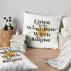 Fleetwood Mac Listen To The Wind Blow Throw Pillow Official Fleetwood Mac Merch