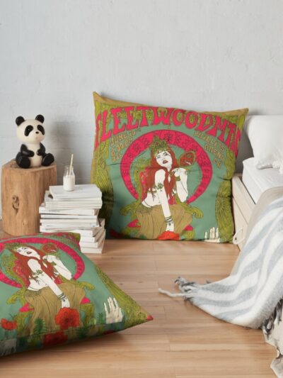 Greetings Queen Philips || 002 Throw Pillow Official Fleetwood Mac Merch