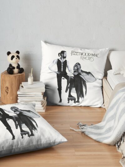 Best Rumouurs Fleetwoodmacc || 001 Throw Pillow Official Fleetwood Mac Merch