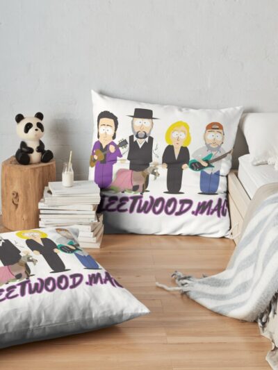 Fleetwoodmac, Fleetwood Mac Throw Pillow Official Fleetwood Mac Merch