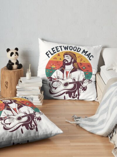 Fleetwood Mac Throw Pillow Official Fleetwood Mac Merch