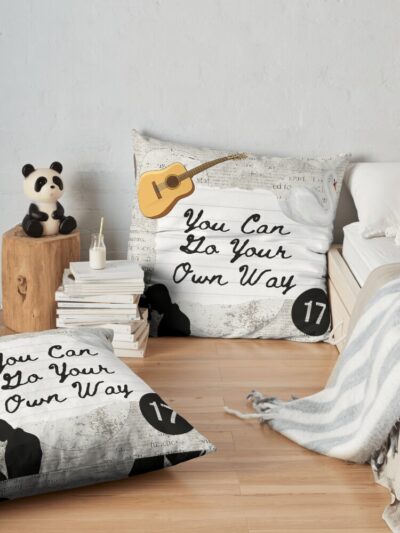 Go Your Own Way Fleetwood Mac Lyric Print Throw Pillow Official Fleetwood Mac Merch