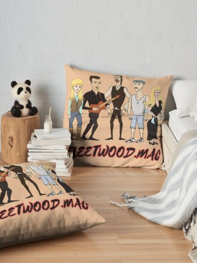 Fleetwoodmac Throw Pillow Official Fleetwood Mac Merch