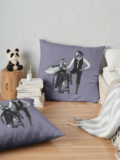 Fleetwoodmac'S 'Rumors': A Pop Culture Icon Reimagined Throw Pillow Official Fleetwood Mac Merch