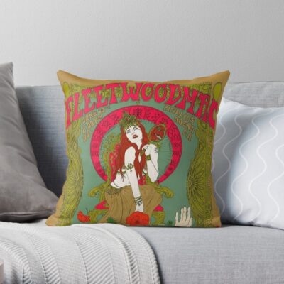 Greetings Queen Philips || 002 Throw Pillow Official Fleetwood Mac Merch