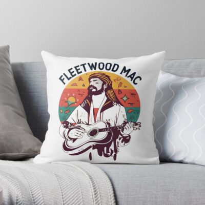 Fleetwood Mac Throw Pillow Official Fleetwood Mac Merch