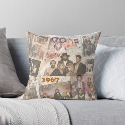 Fleetwood Mac Throw Pillow Official Fleetwood Mac Merch