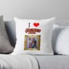 I Love Fleetwood Mac Throw Pillow Official Fleetwood Mac Merch