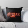 WatonaiFleetwood Mac Fleetwood Mac Fleetwood Mac, Fleetwood Mac Fleetwood Mac Fleetwood Mac Throw Pillow Official Fleetwood Mac Merch