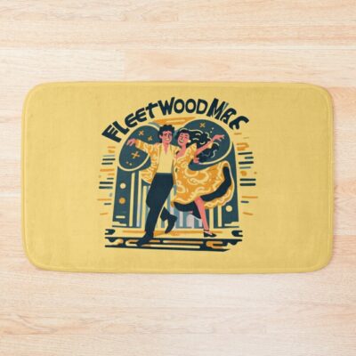 Fleetwood Mac: A Visual Journey Through The 70S Bath Mat Official Fleetwood Mac Merch