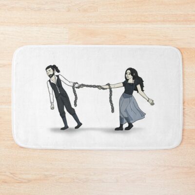 Illustration Based On The Chain By Fleetwood Mac Bath Mat Official Fleetwood Mac Merch