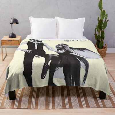 Enjoy Cat Sea And Couple Throw Blanket Official Fleetwood Mac Merch