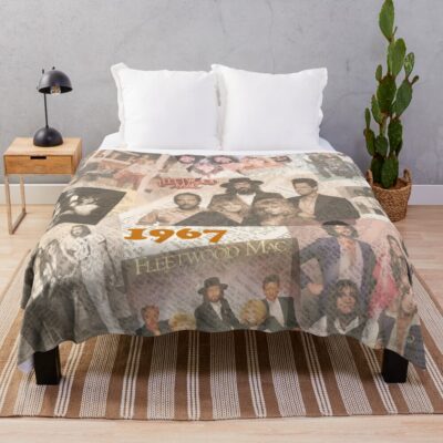 Fleetwood Mac Throw Blanket Official Fleetwood Mac Merch