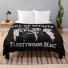 Fleetwood Mac: The Sound Of The 70S In Digital Art Throw Blanket Official Fleetwood Mac Merch