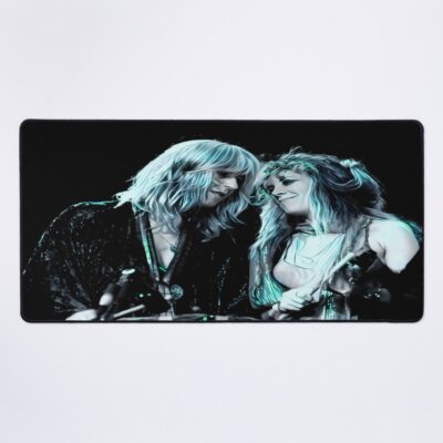 Fleetwoodmac || Christine And Stevie Mouse Pad Official Fleetwood Mac Merch