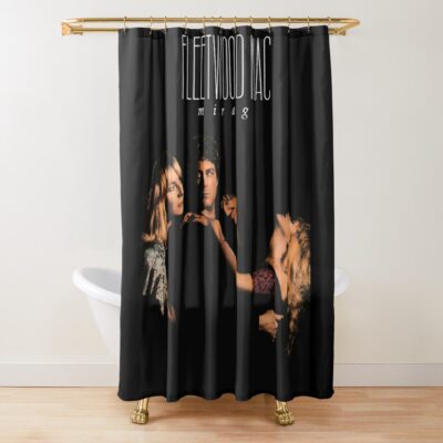 90'S Vintage, Fleetwood Mac Poster, Fleetwood Mac T-Shirt, Fleetwood Mac Sticker Shower Curtain Official Fleetwood Mac Merch