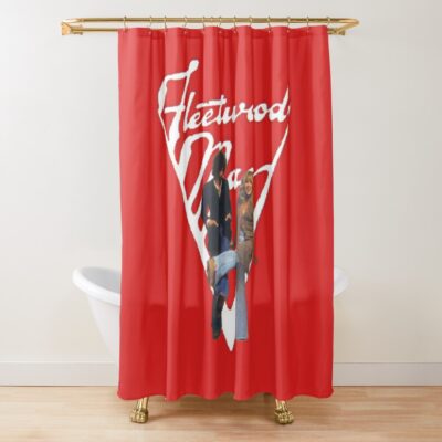 Vintage Cute Design Of Fleetwood Mac Shower Curtain Official Fleetwood Mac Merch