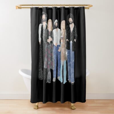 Fleetwood Mac Watercolour Shower Curtain Official Fleetwood Mac Merch