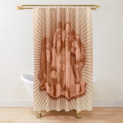 Fleetwood Mac Vintage Shower Curtain Official Fleetwood Mac Merch