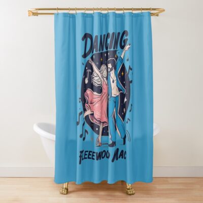 Fleetwood Mac Revival: A Psychedelic Journey Through Vintage Shower Curtain Official Fleetwood Mac Merch