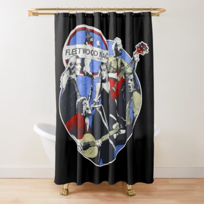 Reunion With All My Family Fleetwood Mac Fleetwood Mac ,Fleetwood Mac Fleetwood Mac Fleetwood Mac Shower Curtain Official Fleetwood Mac Merch