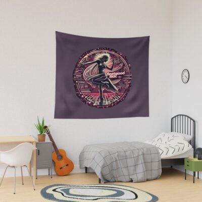 Fleetwood Mac: The Glammed-Up World Of Stevie Nicks In Digital Art Tapestry Official Fleetwood Mac Merch